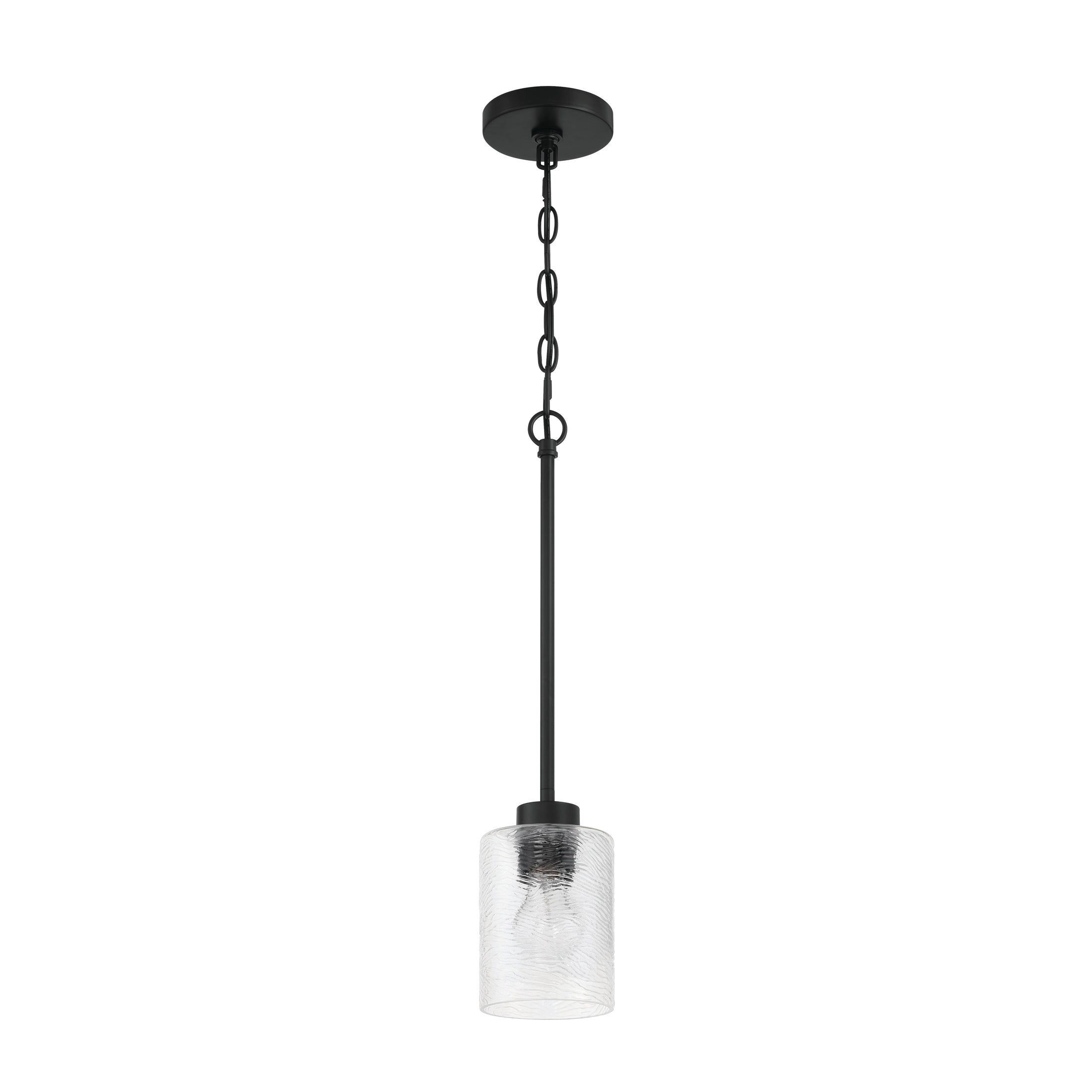 Craftmade - 60291-FB - One Light Mini Pendant - Lyndsey - Flat Black