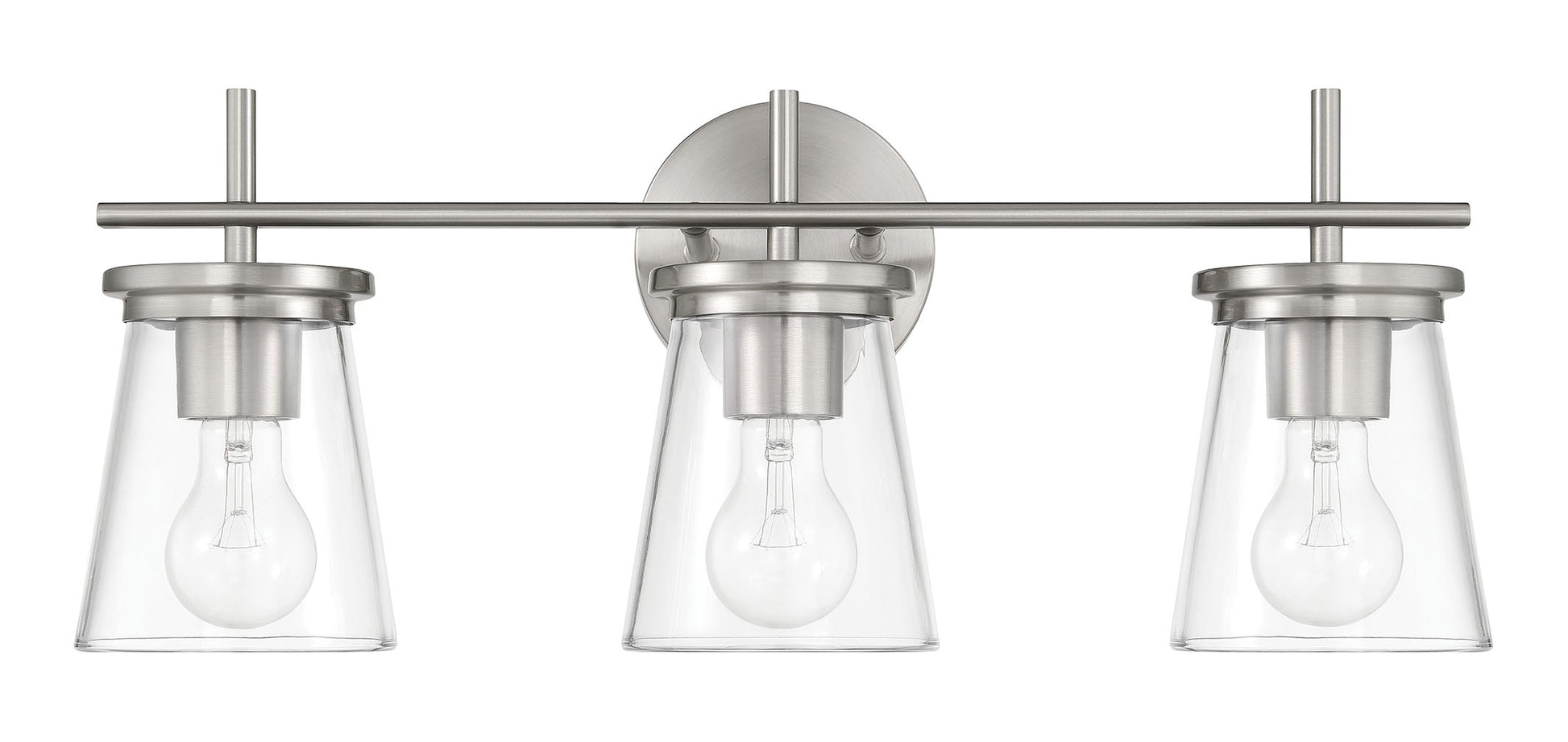 Craftmade - 60403-BNK - Three Light Vanity - Connell - Brushed Polished Nickel