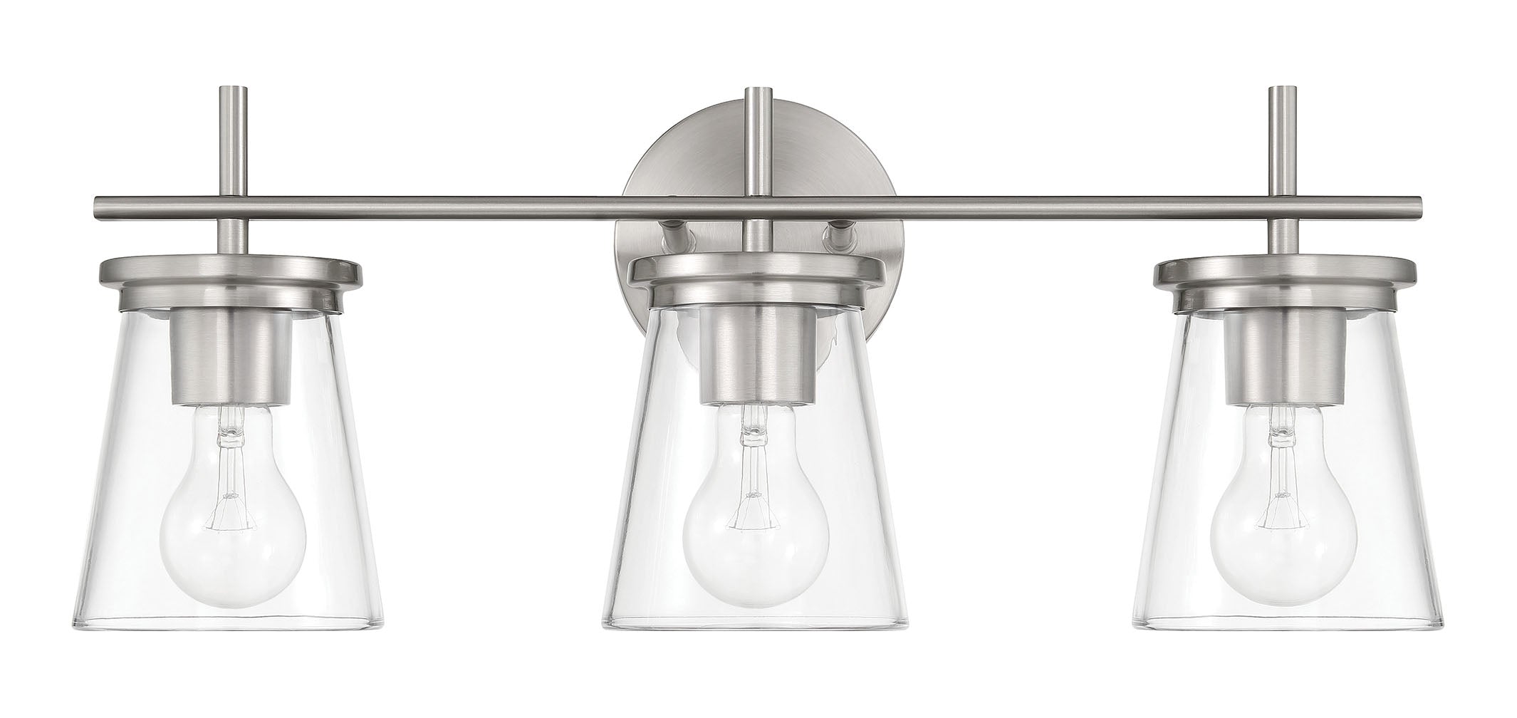 Craftmade - 60403-BNK - Three Light Vanity - Connell - Brushed Polished Nickel