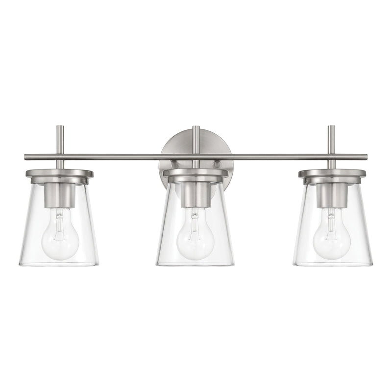 Craftmade - 60403-BNK - Three Light Vanity - Connell - Brushed Polished Nickel