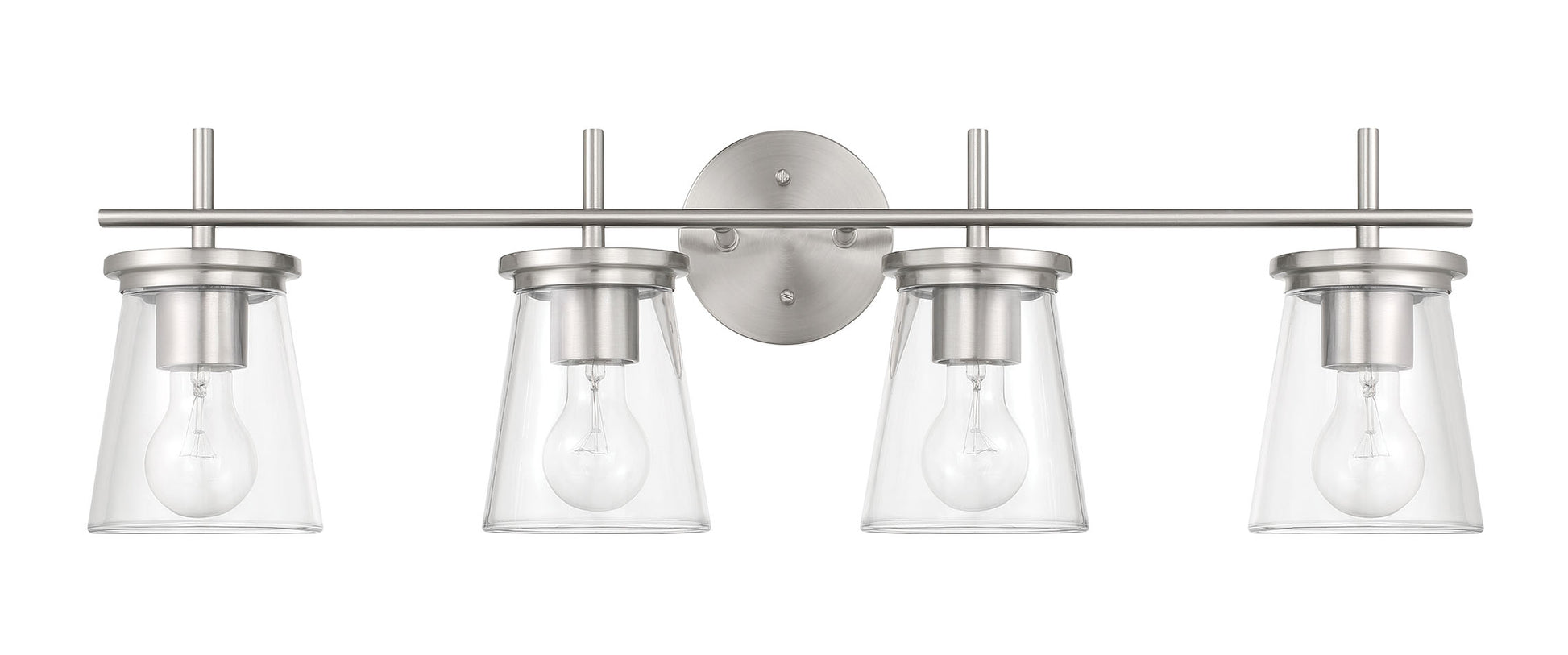 Craftmade - 60404-BNK - Four Light Vanity - Connell - Brushed Polished Nickel