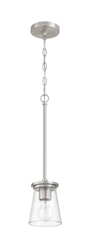 Craftmade - 60491-BNK - One Light Mini Pendant - Connell - Brushed Polished Nickel