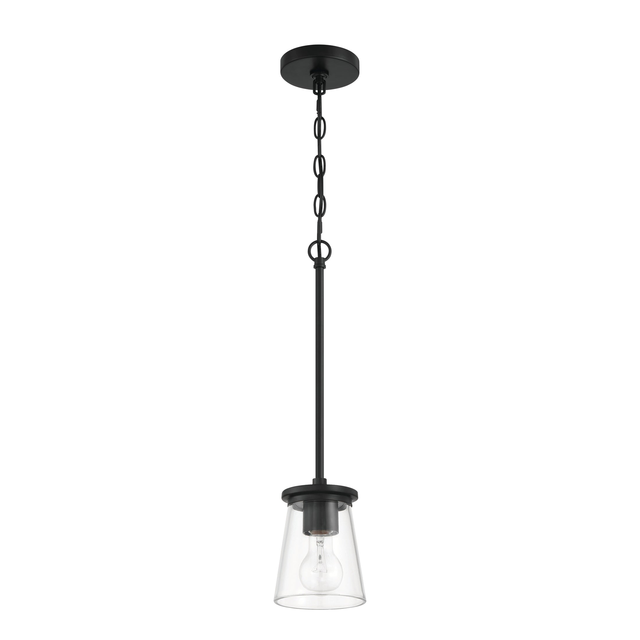 Craftmade - 60491-FB - One Light Mini Pendant - Connell - Flat Black