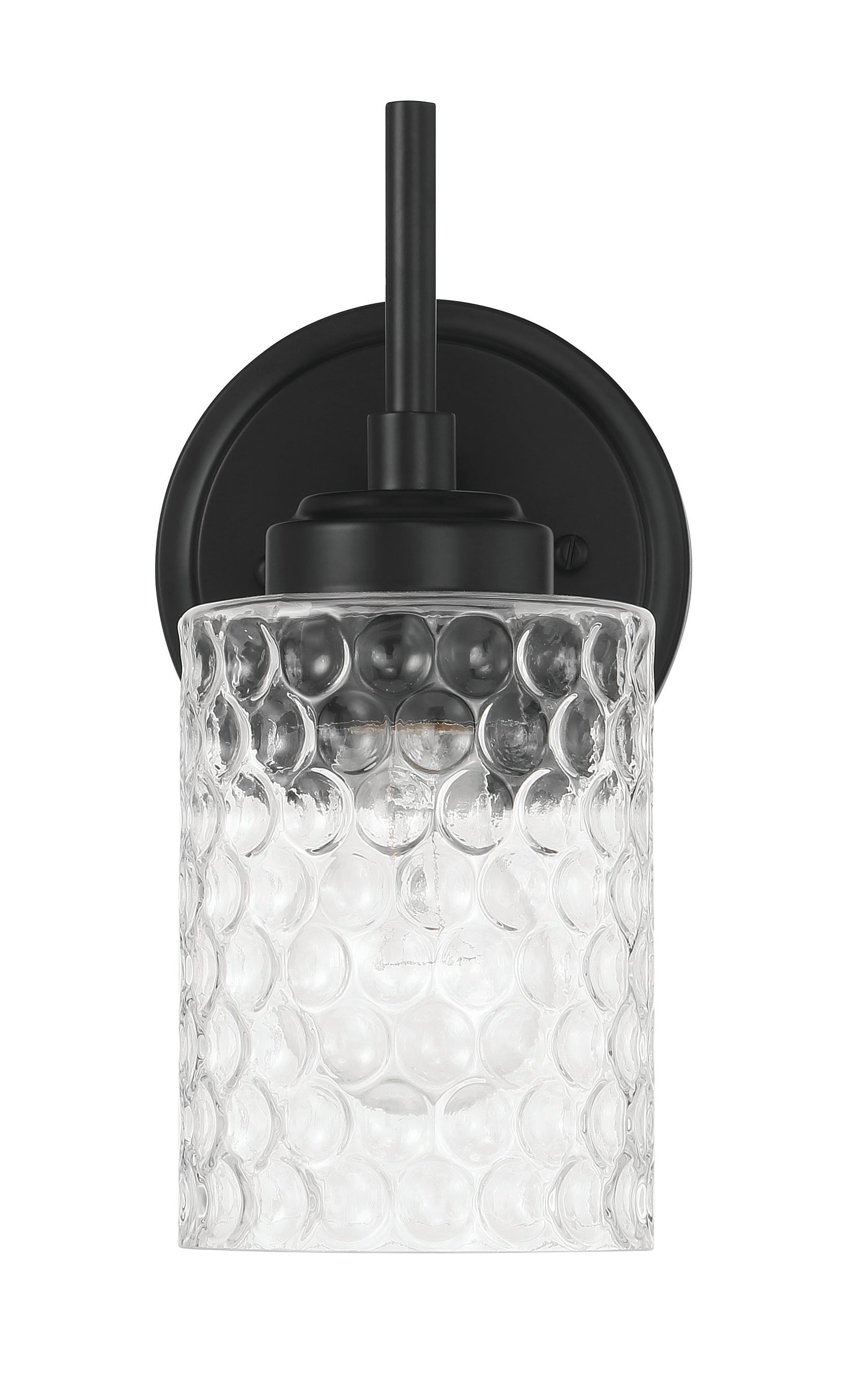 Craftmade - 60501-FB - One Light Wall Sconce - Claire - Flat Black
