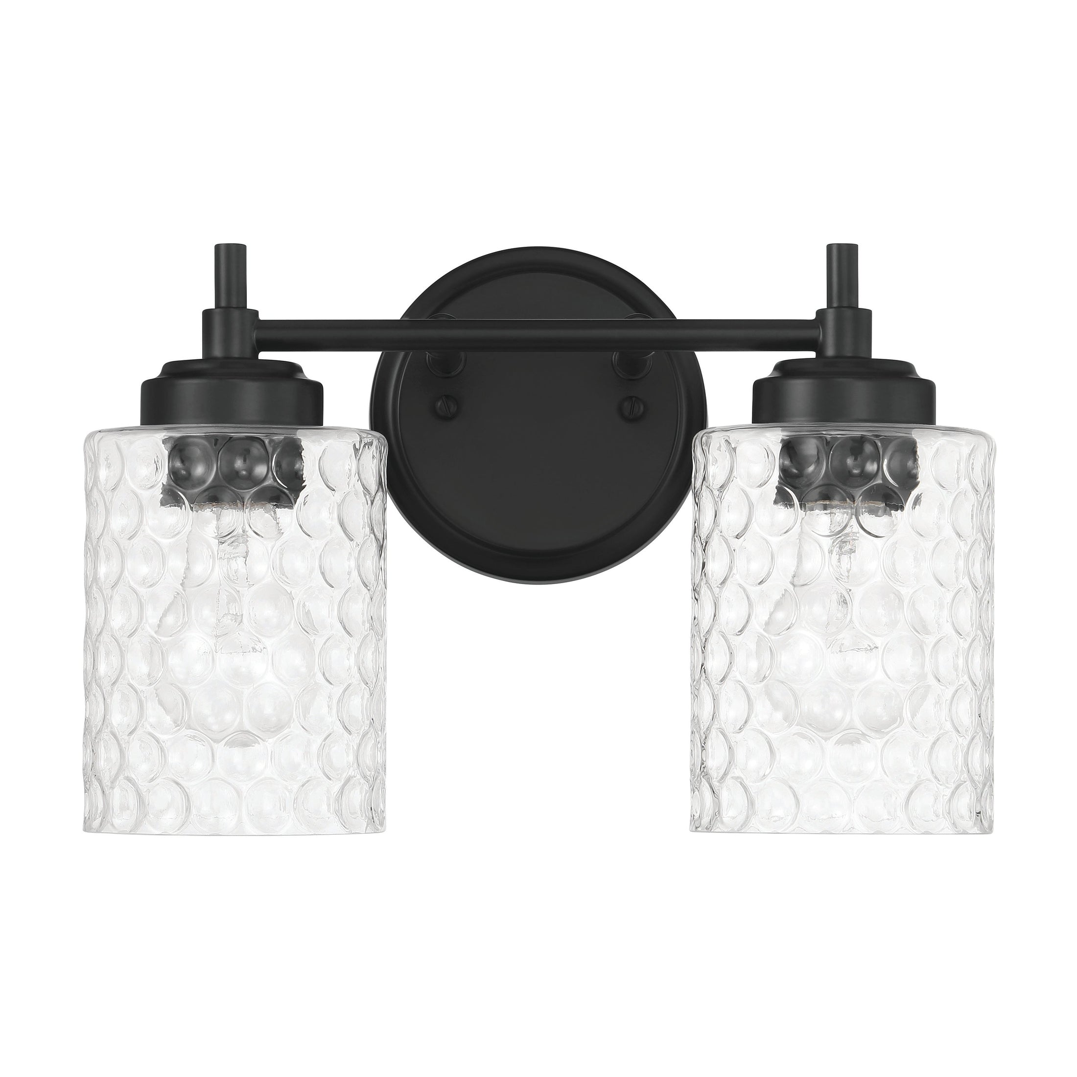 Craftmade - 60502-FB - Two Light Vanity - Claire - Flat Black