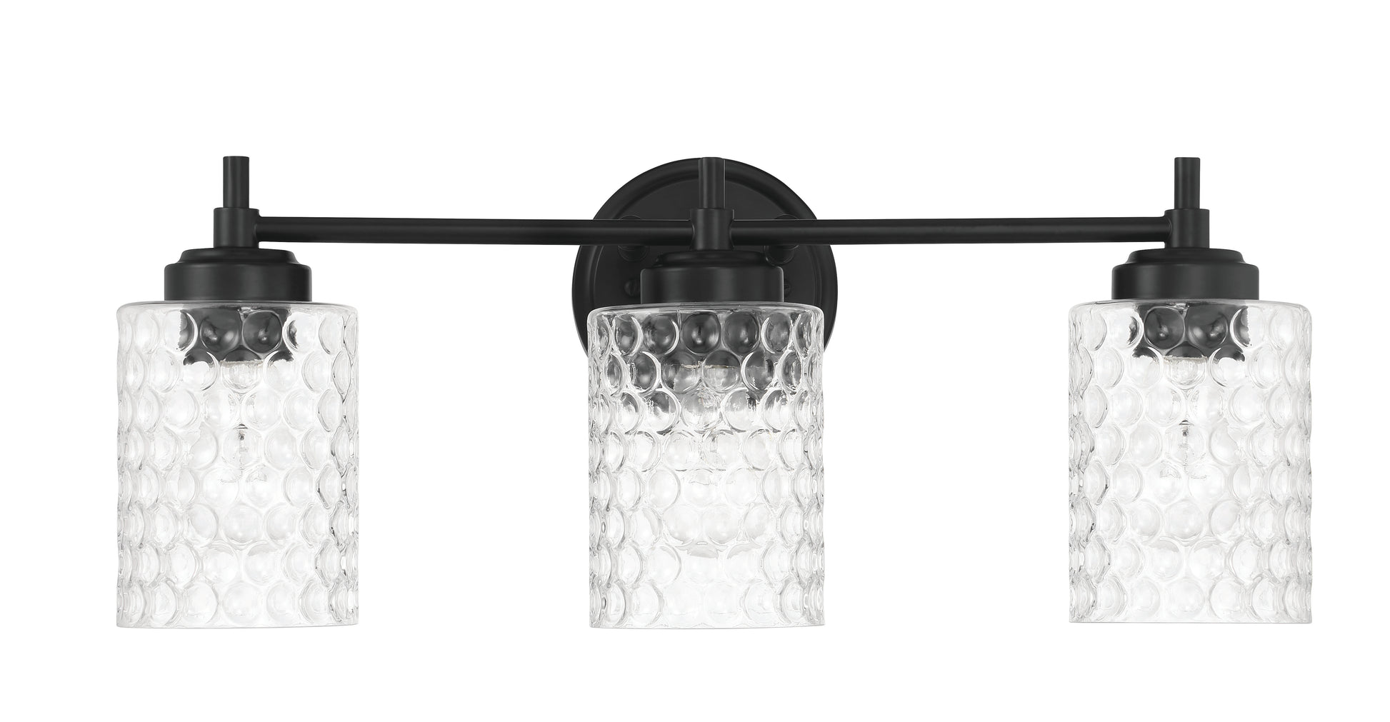 Craftmade - 60503-FB - Three Light Vanity - Claire - Flat Black