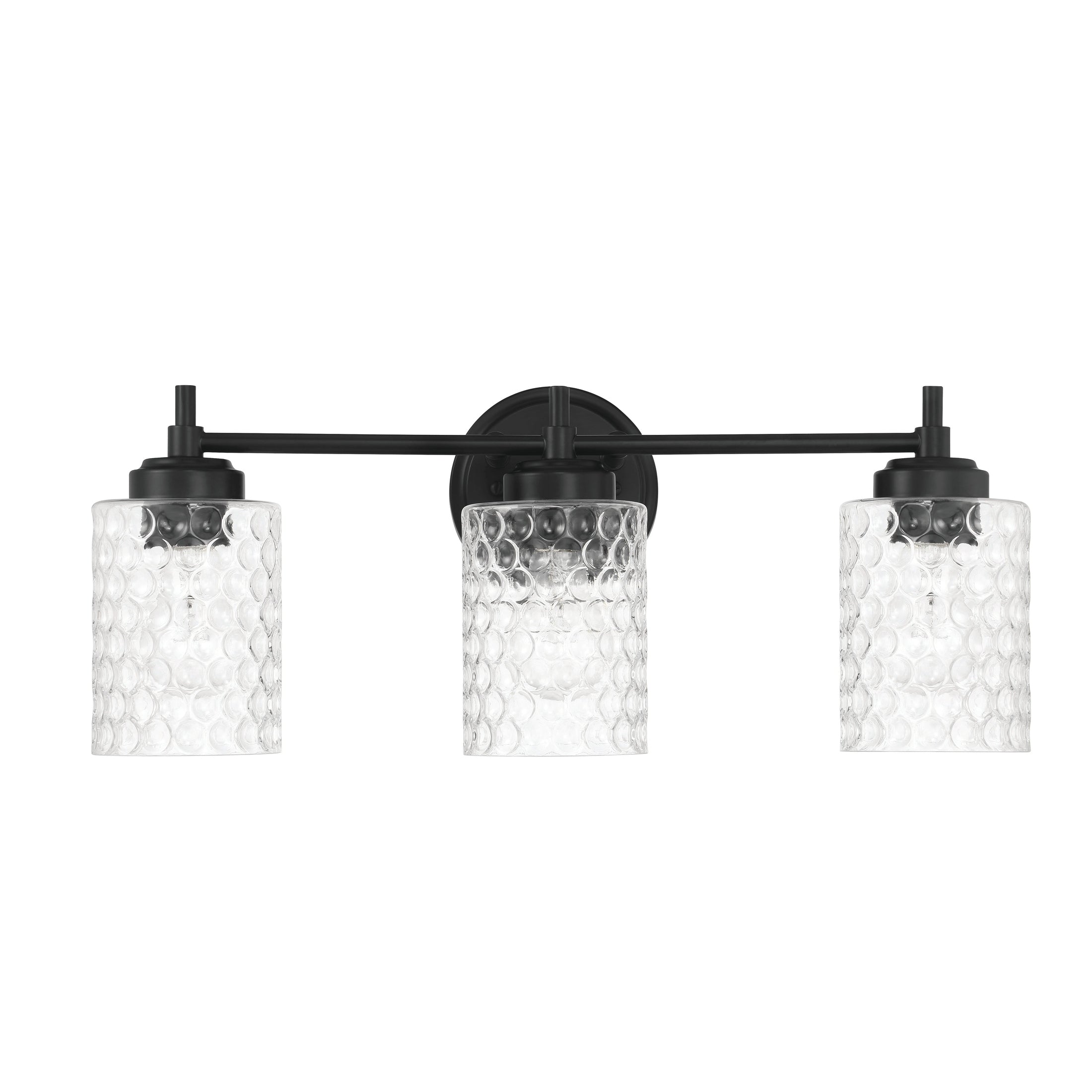 Craftmade - 60503-FB - Three Light Vanity - Claire - Flat Black