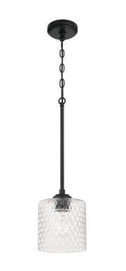 Craftmade - 60591-FB - One Light Mini Pendant - Claire - Flat Black