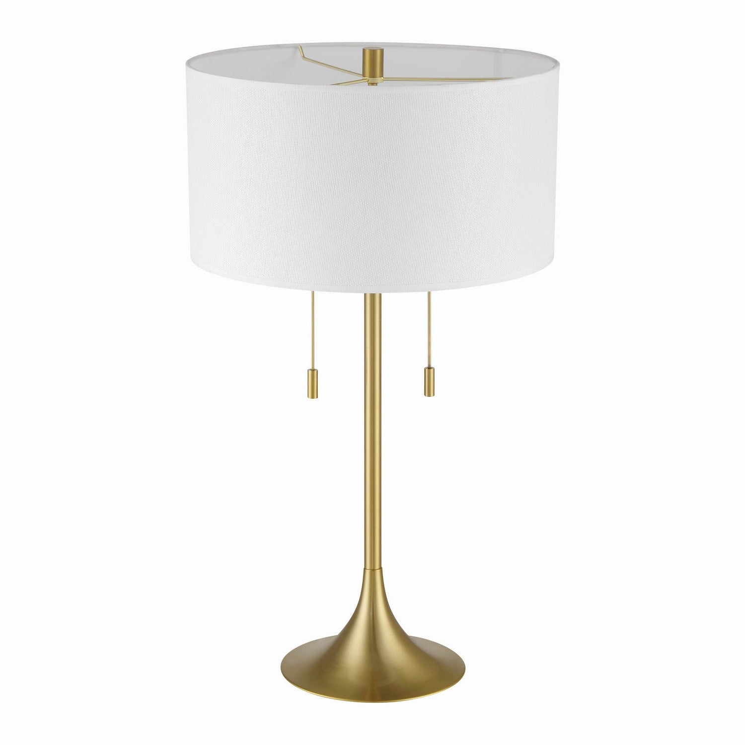 Craftmade - 87003SB-T - Two Light Table Lamp - Neely - Satin Brass