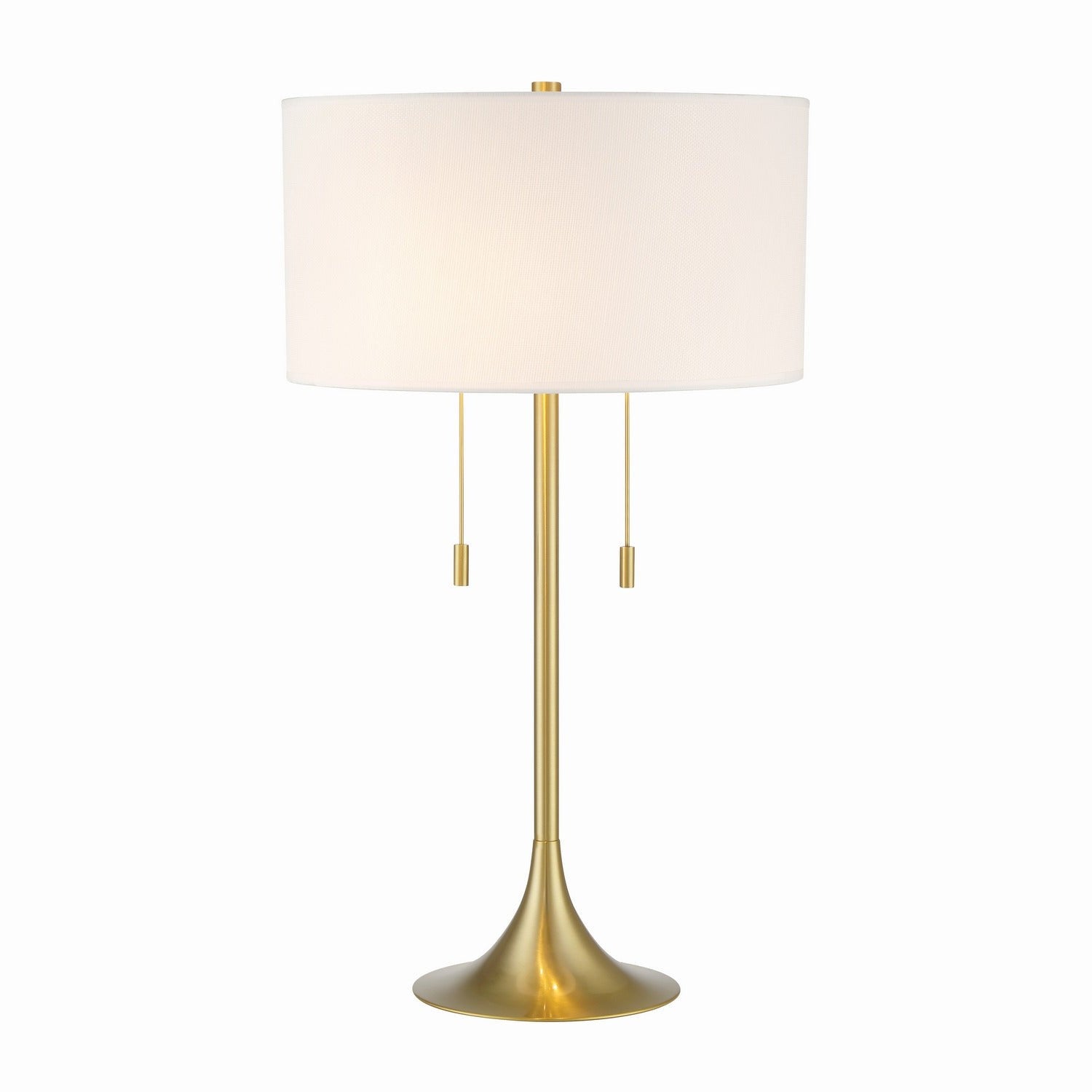 Craftmade - 87003SB-T - Two Light Table Lamp - Neely - Satin Brass
