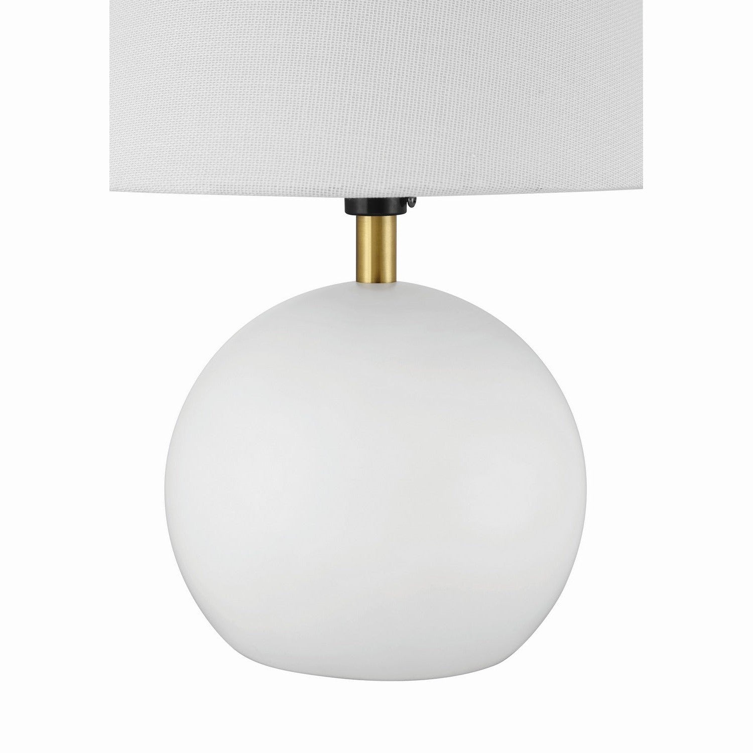 Craftmade - 87012WSB-T - One Light Table Lamp - Olive - White/Satin Brass