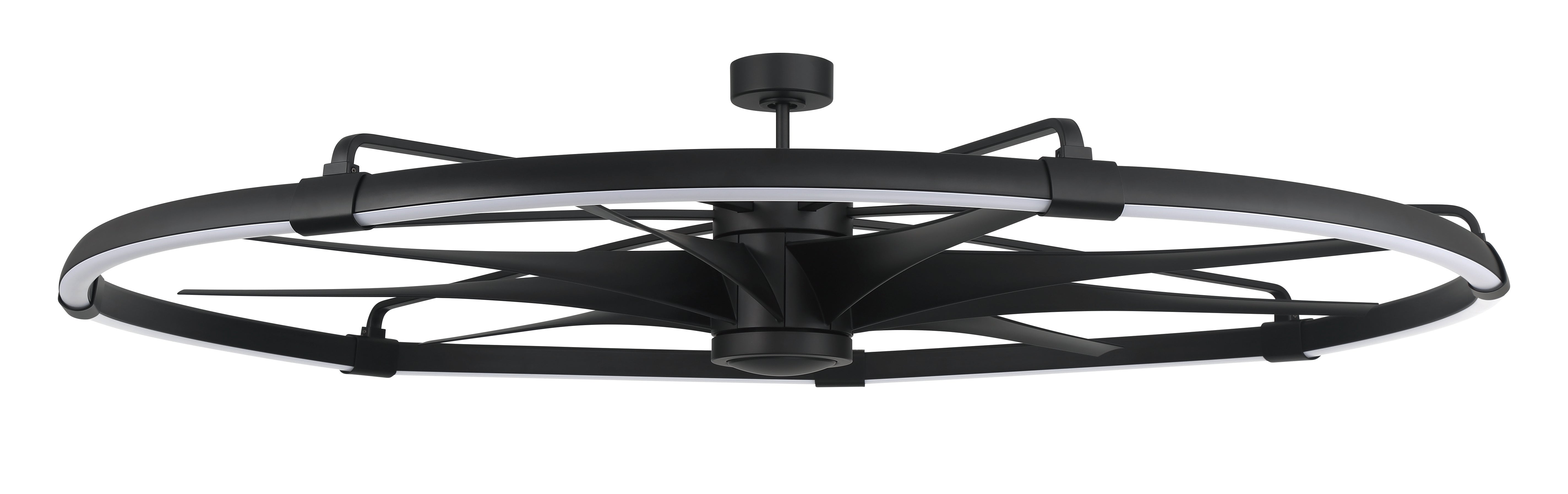 Craftmade - AXL80FB9 - 80"Ceiling Fan - Axel - Flat Black