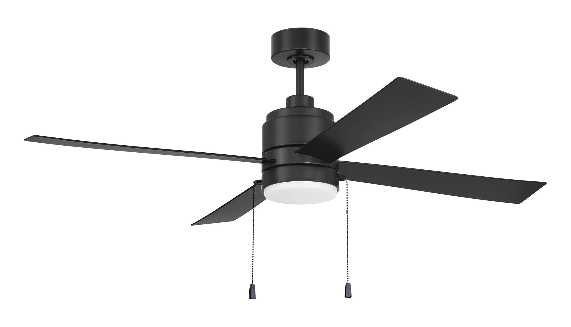 Craftmade - OMCY52FB4-PC - 52"Ceiling Fan - Outdoor McCoy 52 4 Blade with Pull Chains - Flat Black