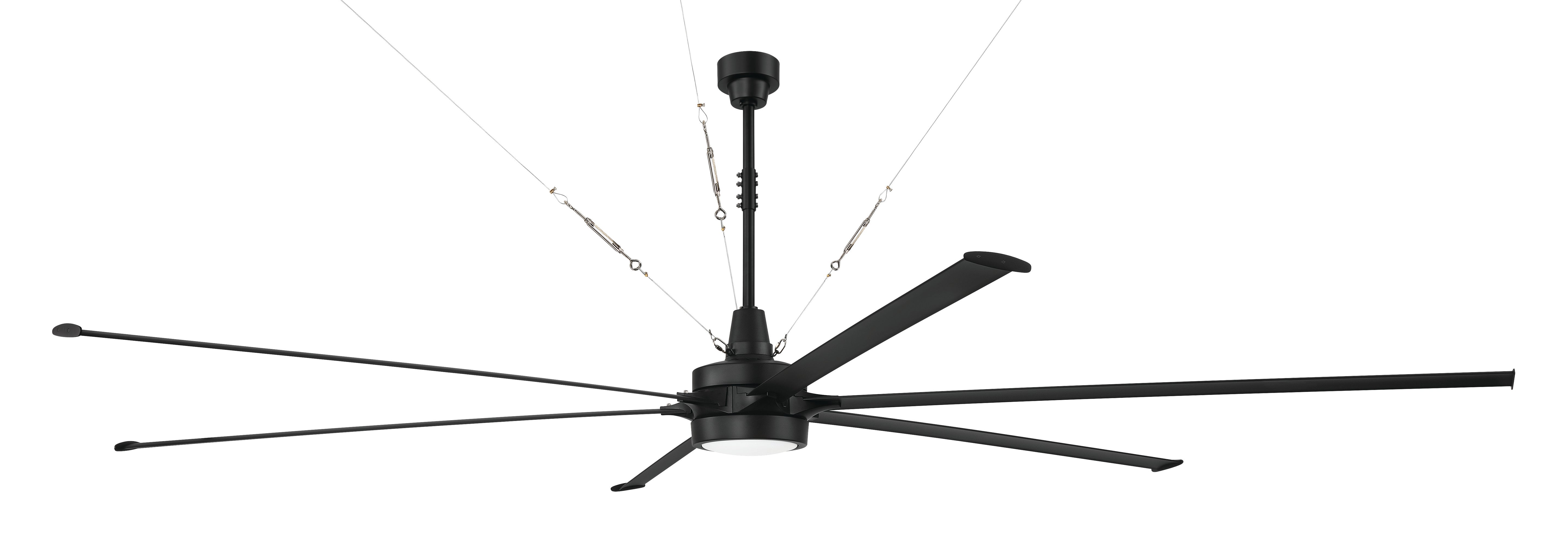 Craftmade - PRT144FB6 - 144"Ceiling Fan - Prost 144 - Flat Black
