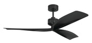 Craftmade - RFK52FB3 - 52"Ceiling Fan - Rafiki - Flat Black