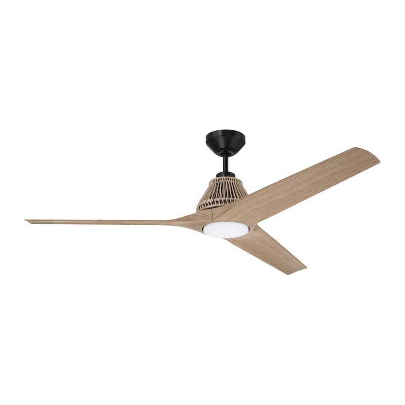 Craftmade - SEA56FB3 - 56"Ceiling Fan - Sea Scape - Flat Black