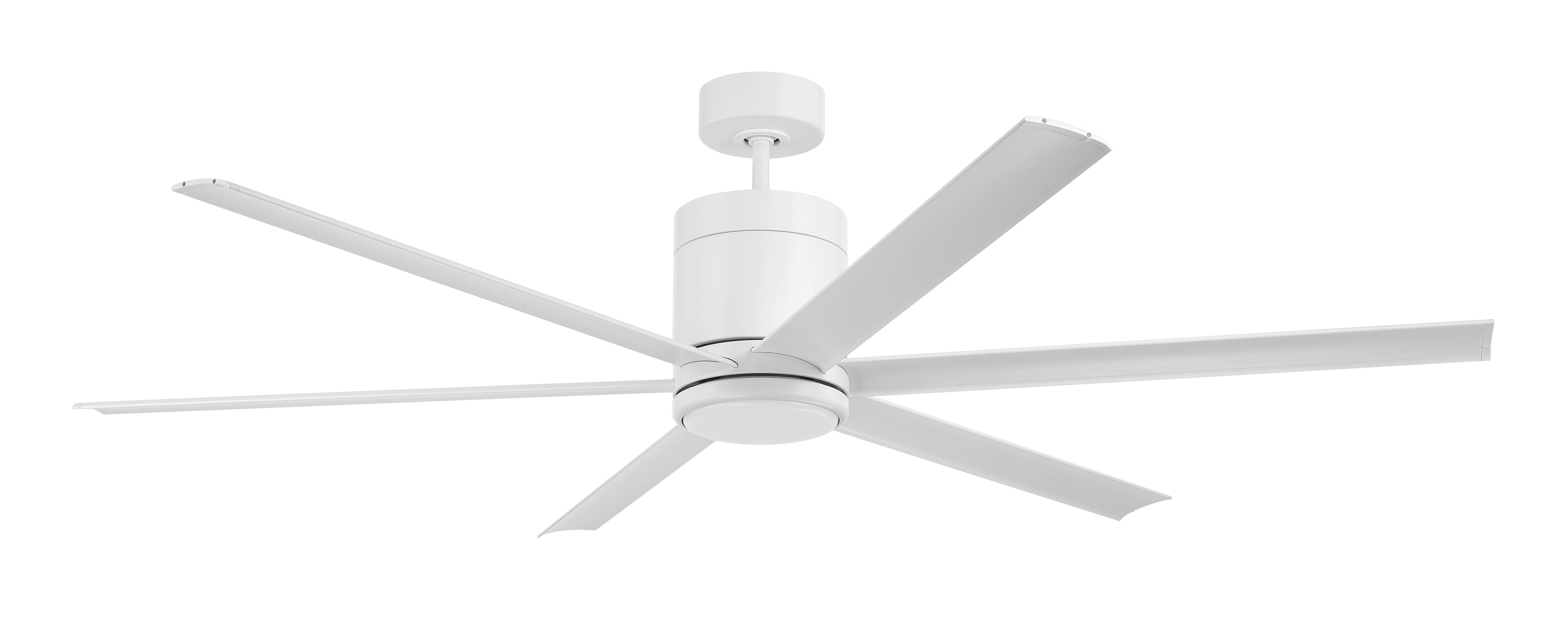 Craftmade - TTE65W6 - 65"Ceiling Fan - Tate - White