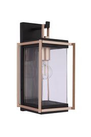 Craftmade - ZA6504-MNSB - One Light Outdoor Wall Lantern - Metalwork - Midnight / Satin Brass