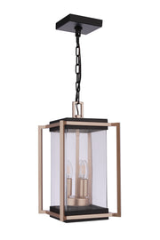 Craftmade - ZA6511-MNSB - Three Light Outdoor Pendant - Metalwork - Midnight / Satin Brass