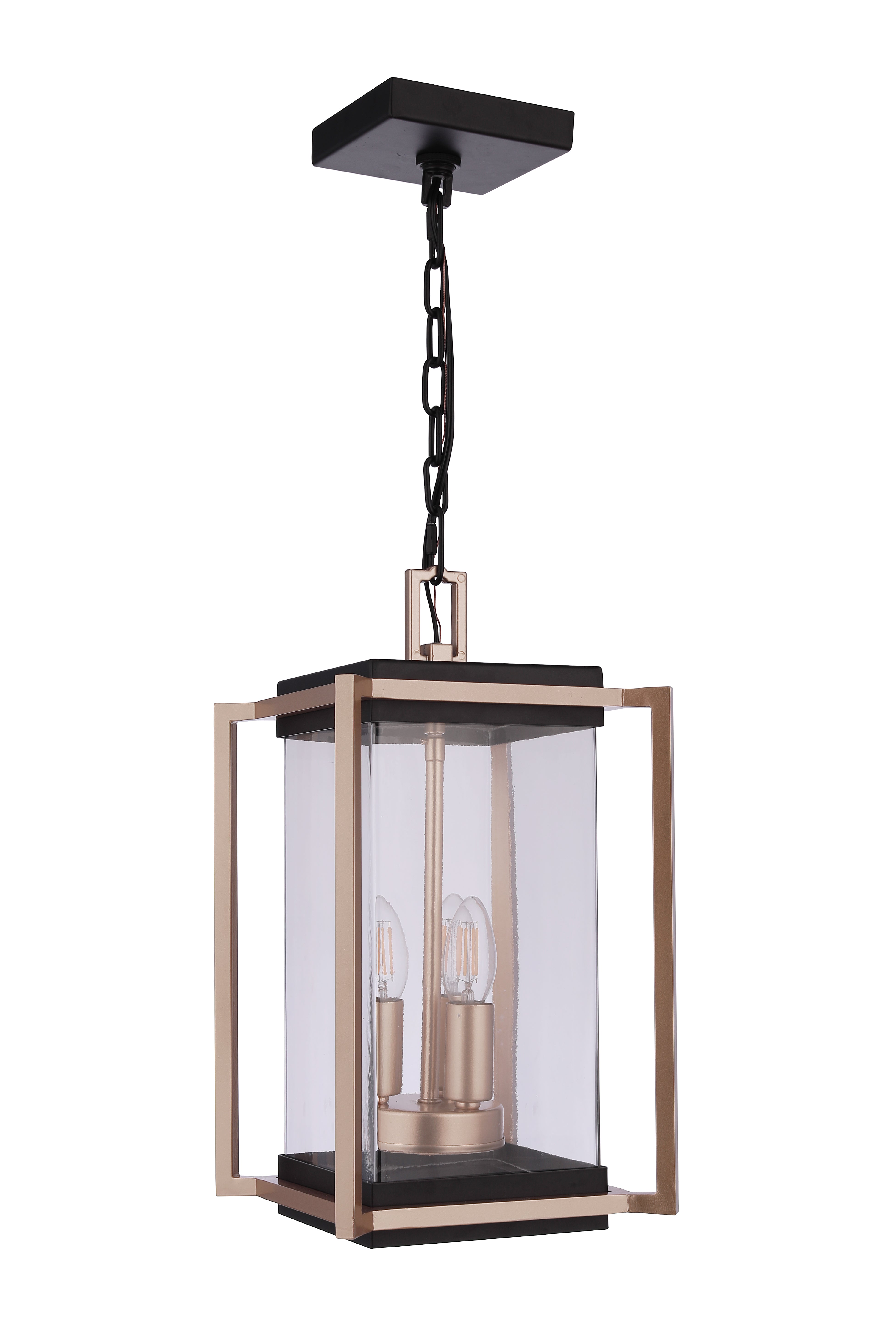 Craftmade - ZA6511-MNSB - Three Light Outdoor Pendant - Metalwork - Midnight / Satin Brass