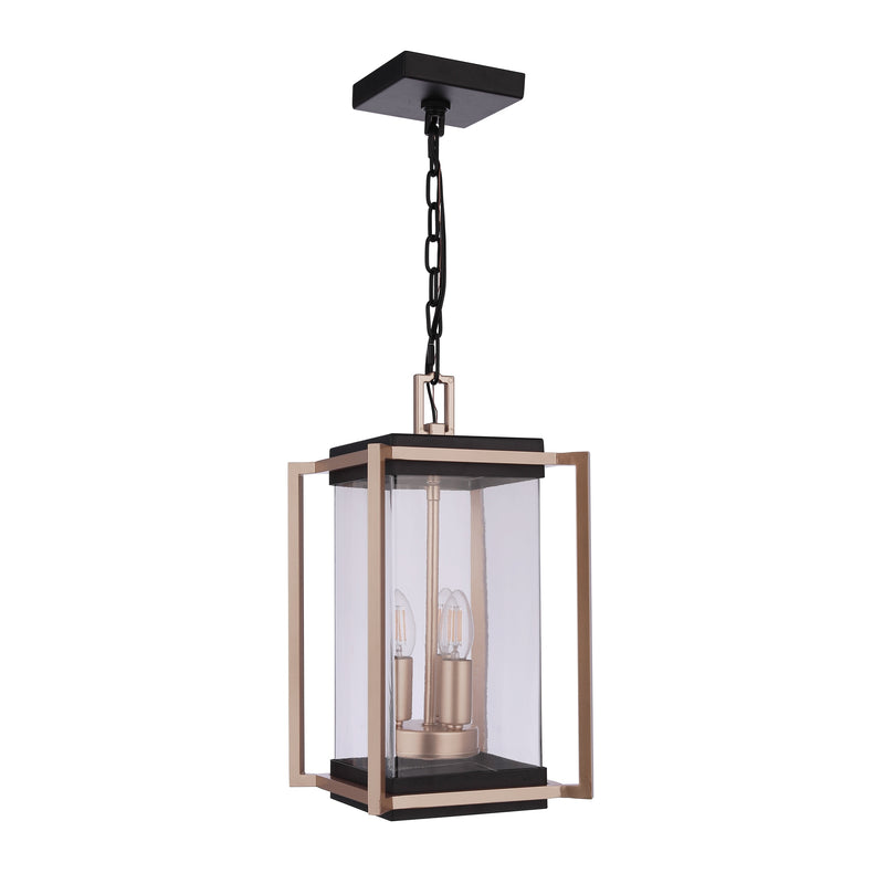 Craftmade - ZA6511-MNSB - Three Light Outdoor Pendant - Metalwork - Midnight / Satin Brass
