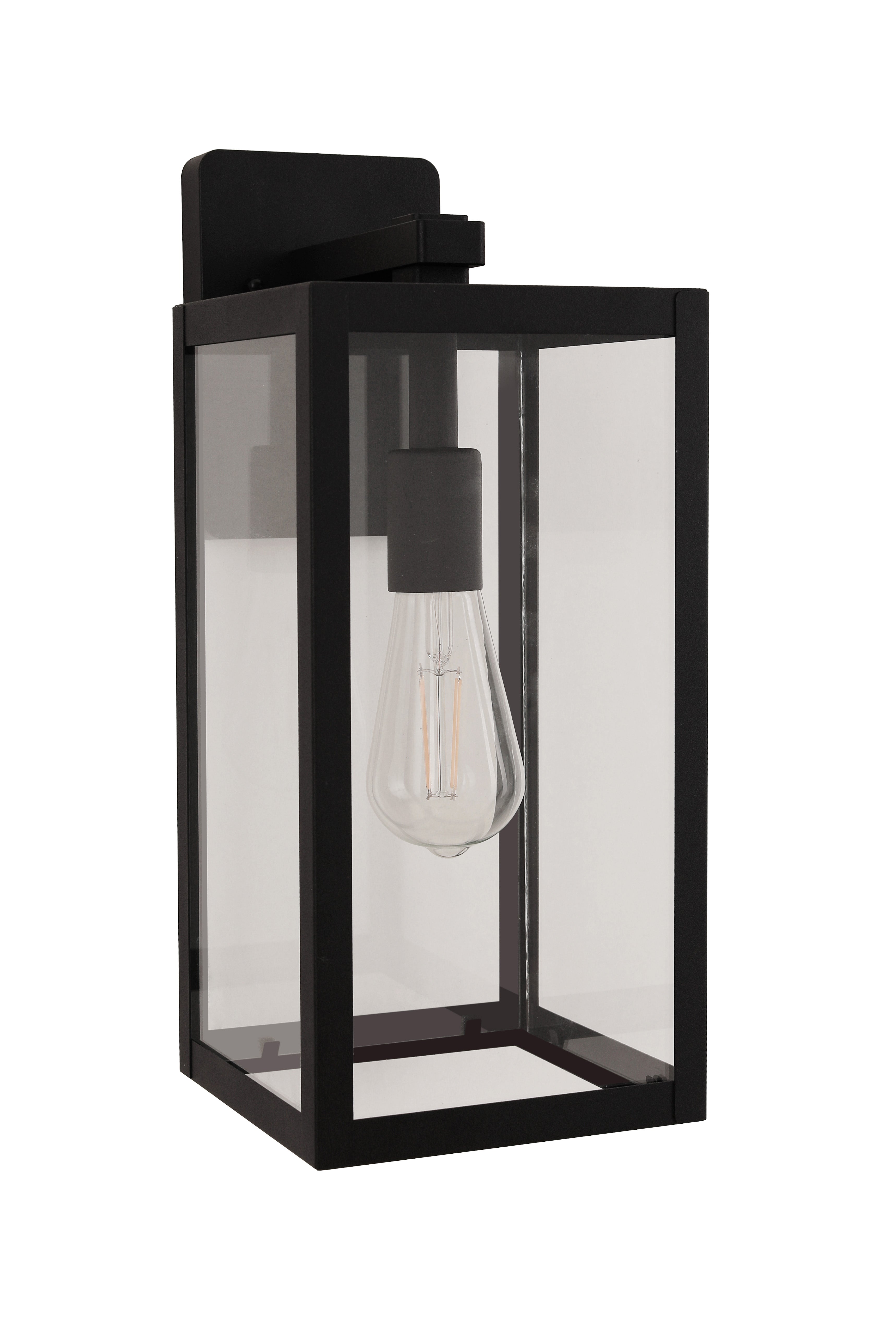 Craftmade - ZA7114-TB - One Light Outdoor Lantern - Harris - Textured Black