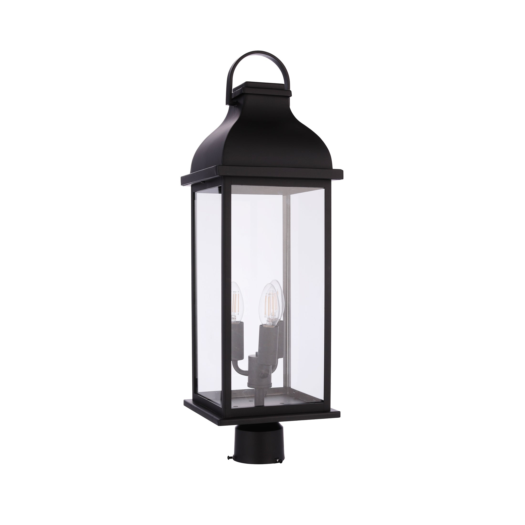 Craftmade - ZA7225-MN - Three Light Outdoor Post Mount - Bent Tree - Midnight