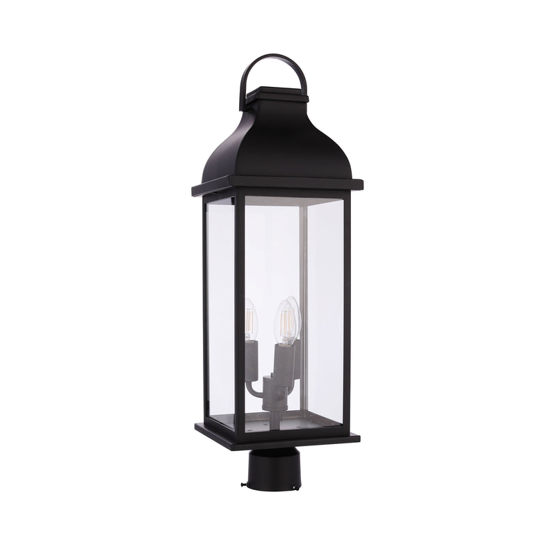 Craftmade - ZA7225-MN - Three Light Outdoor Post Mount - Bent Tree - Midnight