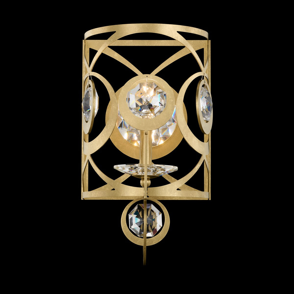 Schonbek - S10501-44R - One Light Wall Sconce - Gwendolynn - Heirloom Silver