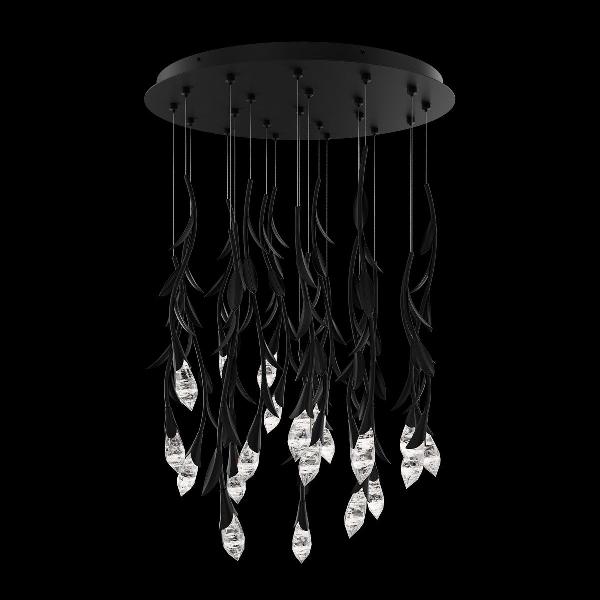 Schonbek - S2421-51OH - LED Pendant - Secret Garden - Black