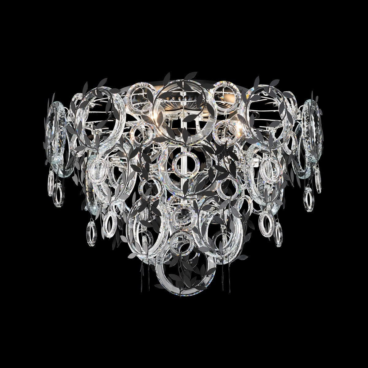 Schonbek - S24523-51R - Three Light Flush Mount - Concetta - Black