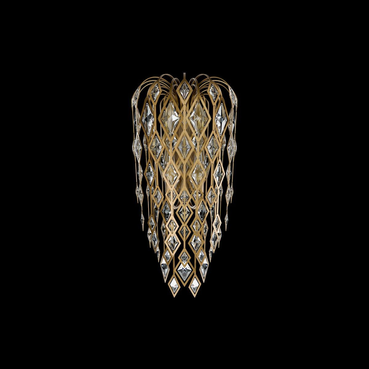 Schonbek - S27524-700O - Two Light Chandelier - Laureline - Aged Brass