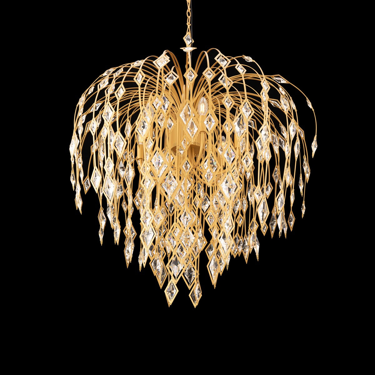 Schonbek - S27536-700O - Six Light Chandelier - Laureline - Aged Brass
