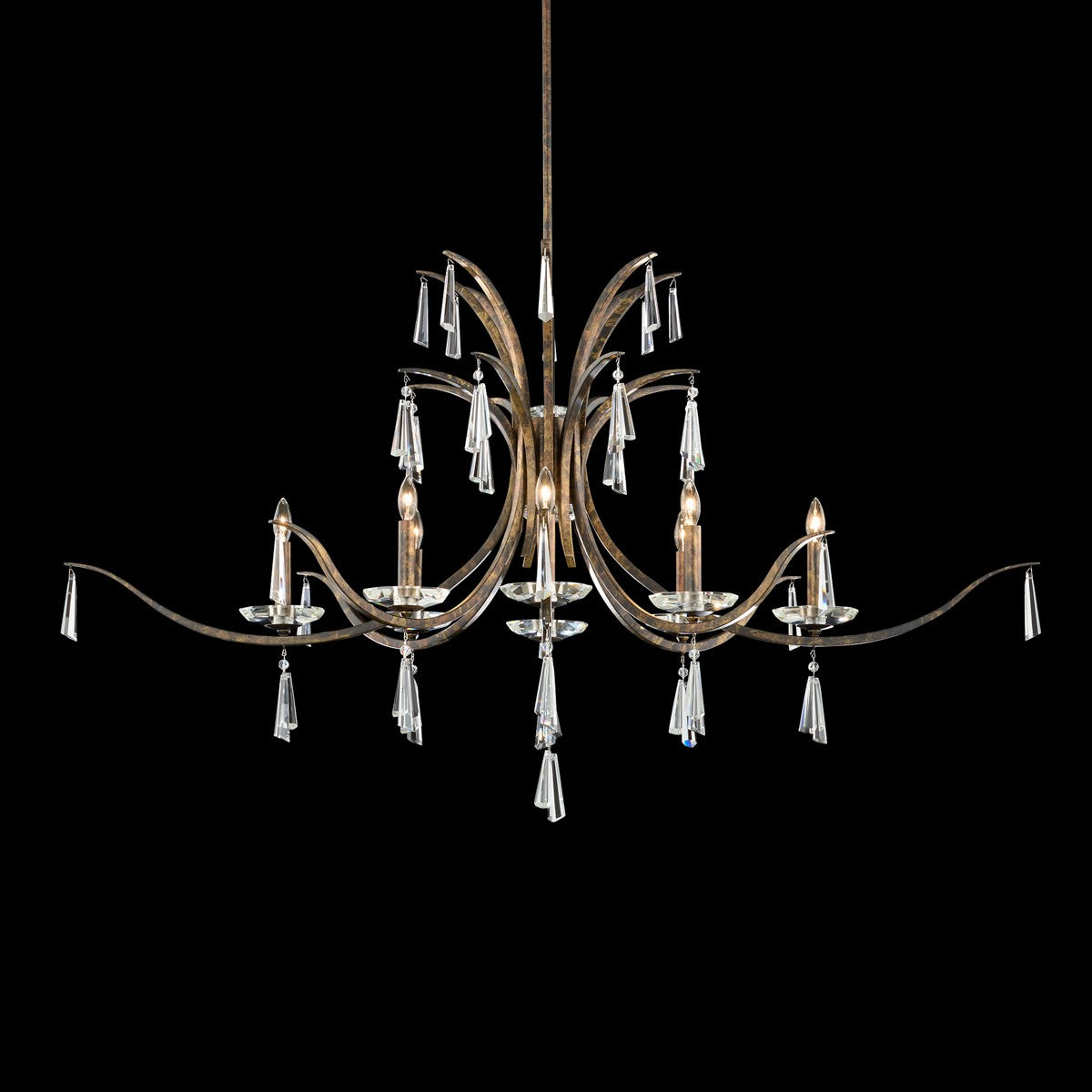 Schonbek - S30508-76R - Eight Light Chandelier - Tinsley - Heirloom Bronze