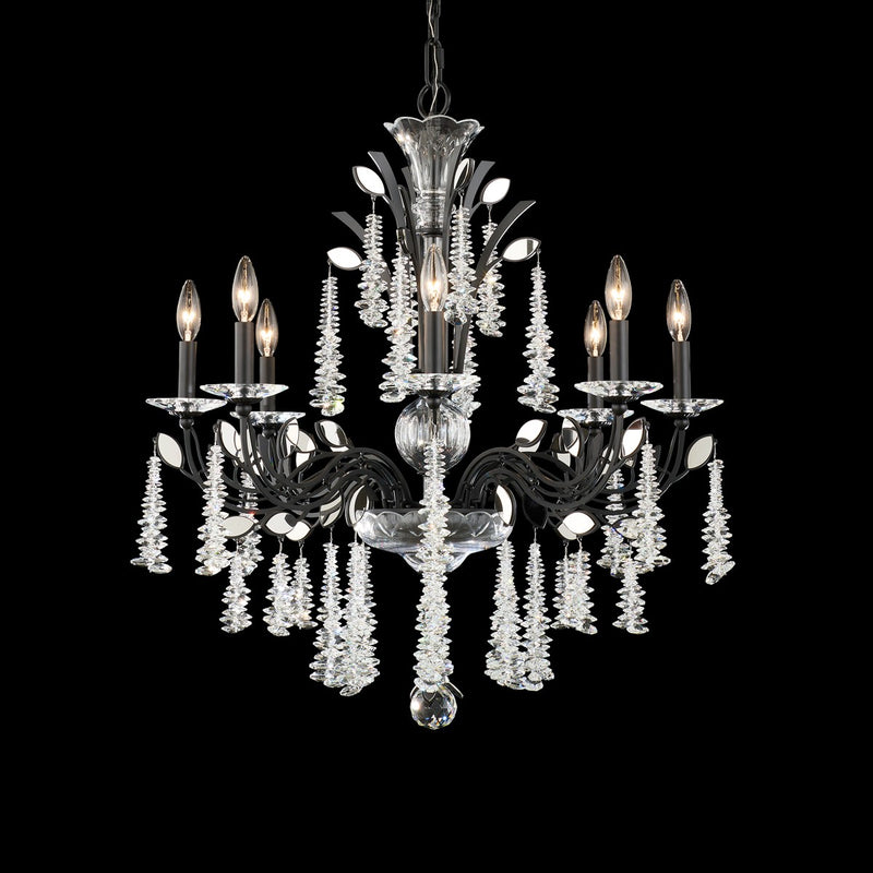 Schonbek - S58508-51R - Eight Light Chandelier - MacLyn - Black