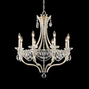 Schonbek - S77508-48R - Eight Light Chandelier - Adley - Antique Silver