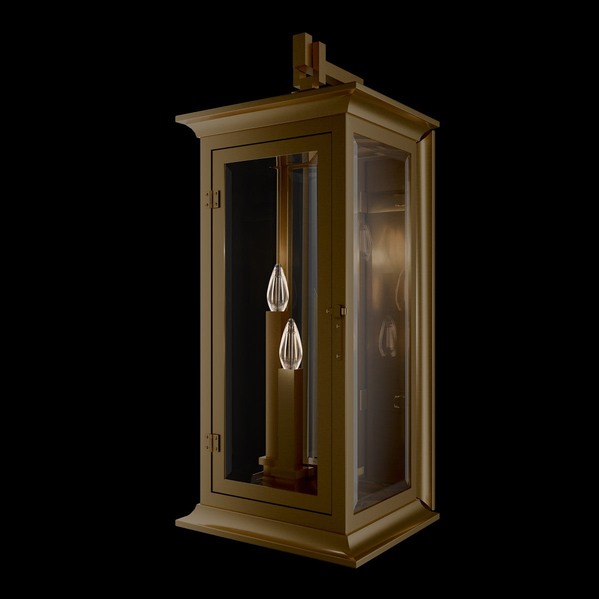 Schonbek - SW33528-718 - Four Light Outdoor Wall Mount - Dresden - Burnish Brass
