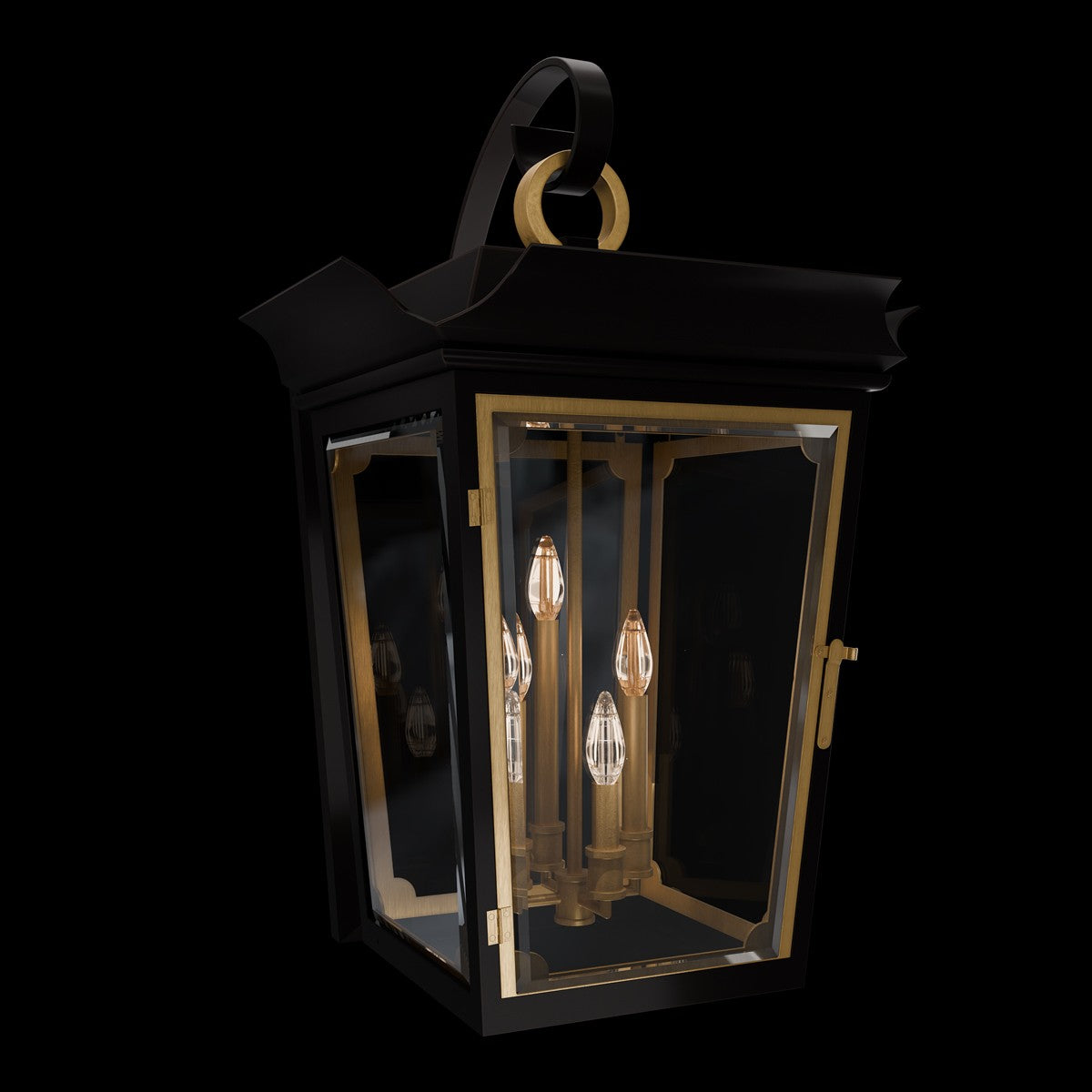 Schonbek - SW38534-18/718 - Four Light Outdoor Wall Mount - Ausable - Black