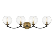 Minka-Lavery - 5064-726 - Four Light Bath Vanity - Kearney Park - Coal And Soft Brass