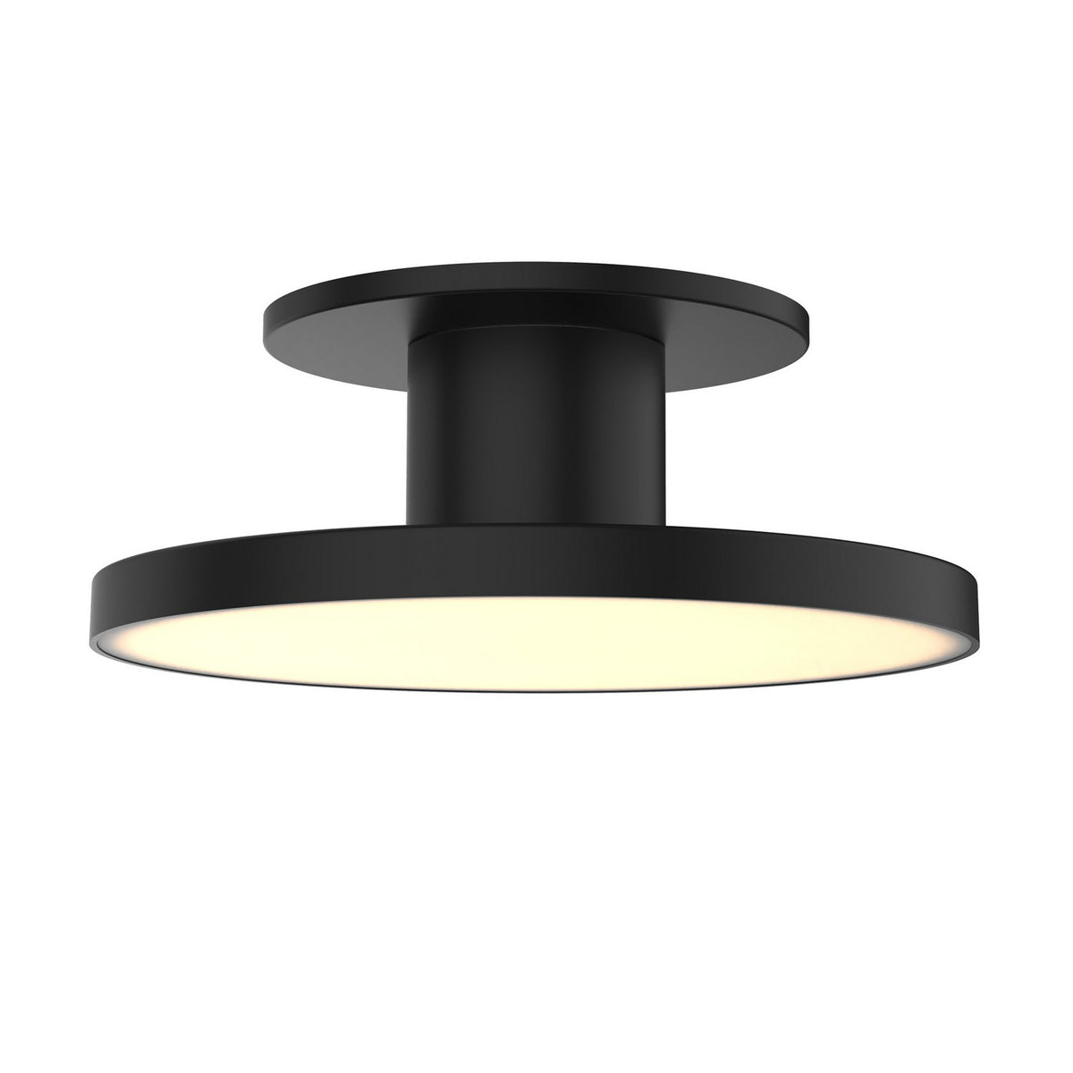 W.A.C. Lighting - FM-250808-CS-BK - LED Flush Mount - Twist-N-Lite - Black