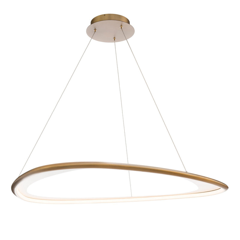 W.A.C. Lighting - PD-41442-30-AB - LED Pendant - Oyster - Aged Brass