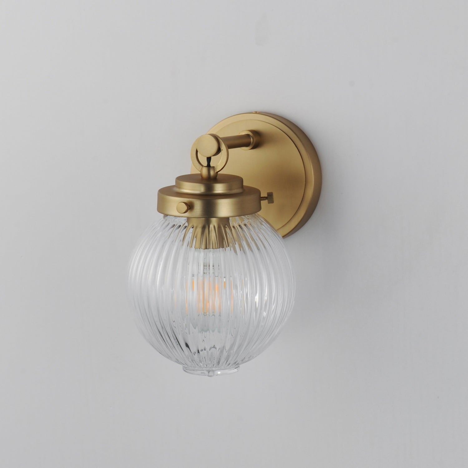 Maxim - 15191CRSBR - One Light Wall Sconce - Kasbah - Satin Brass