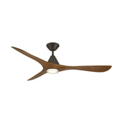 Modern Forms Fans - FR-D2504-60L-BZ/DK - 60"Ceiling Fan - Carve - Bronze/Distressed Koa
