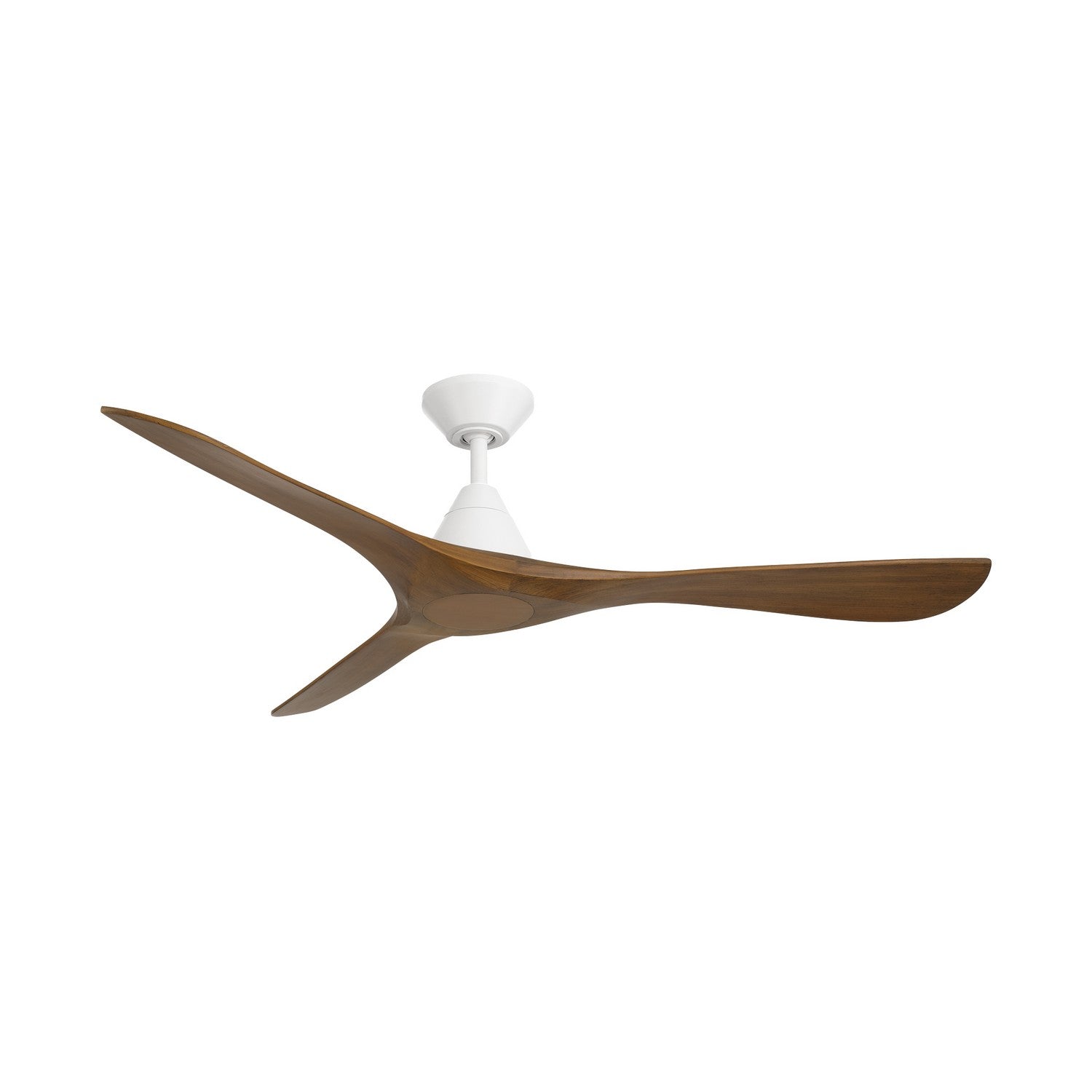 Modern Forms Fans - FR-D2504-60-MW/DK - 60"Ceiling Fan - Carve - Matte White/Distressed Koa