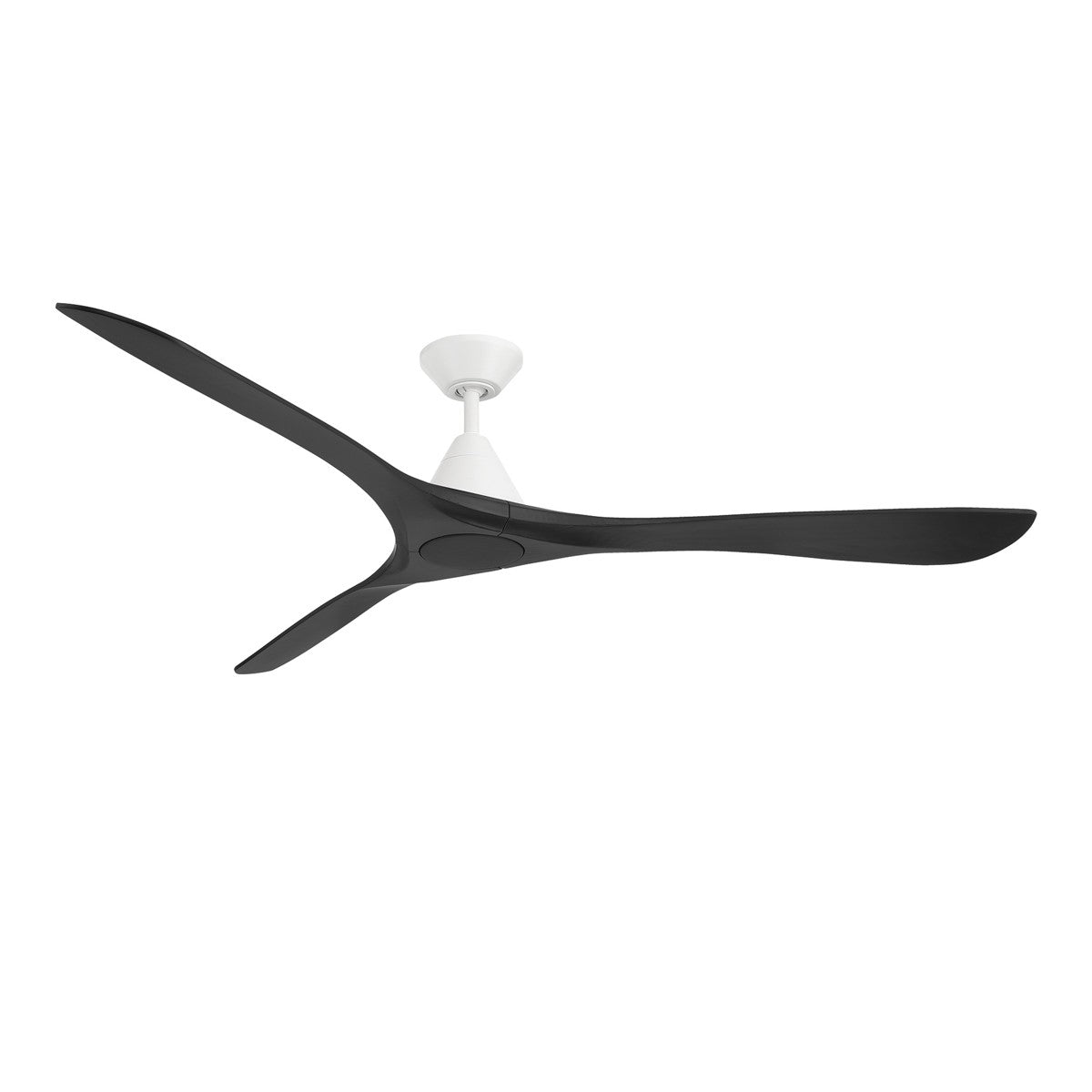 Modern Forms Fans - FR-D2504-72-MW/MB - 72"Ceiling Fan - Carve - Matte White/Matte Black