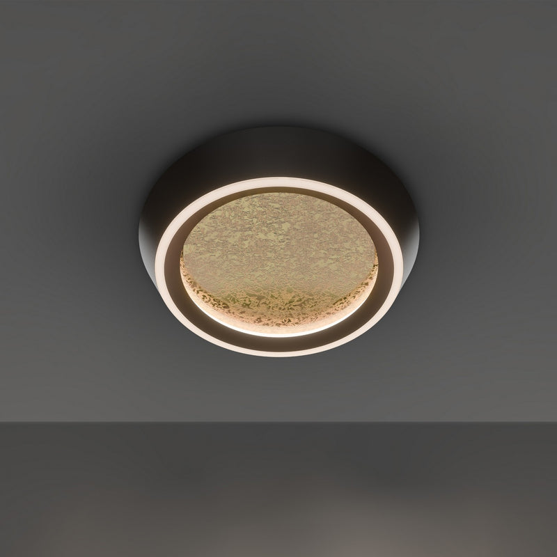 Modern Forms - FM-18518-27-BK/GL - LED Flush Mount - Tinzel - Black/Gold Leaf