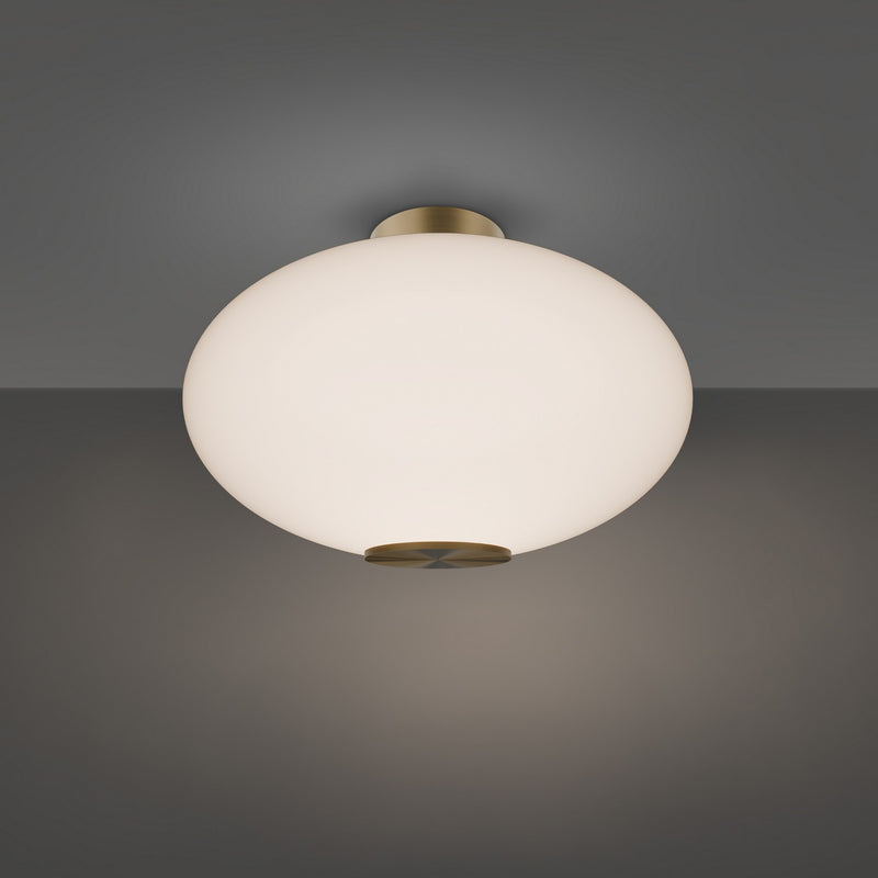 Modern Forms - FM-72322-27-AB - LED Flush Mount - Illusion - Aged Brass
