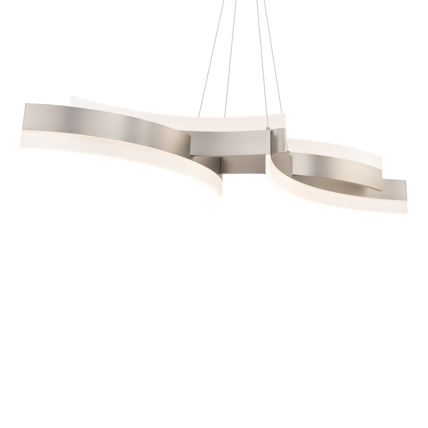 Modern Forms - PD-31058-BN - LED Linear Pendant - Arcs - Brushed Nickel