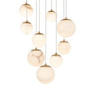 Modern Forms - PD-34409R-AB - LED Pendant - Pisces - Aged Brass