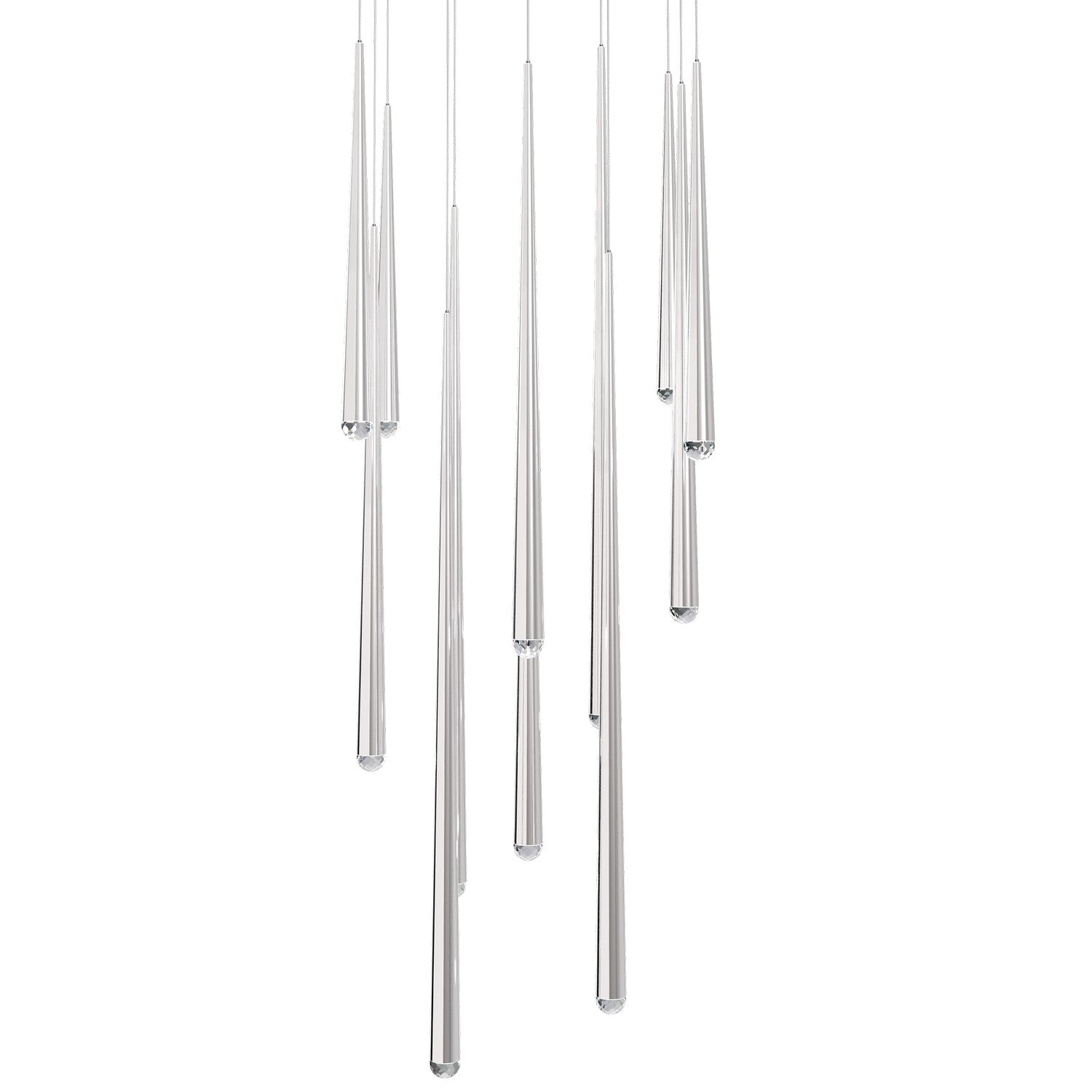 Modern Forms - PD-41713S-PN - LED Pendant - Cascade - Polished Nickel
